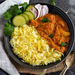 Butter Chicken with Rice or Naan