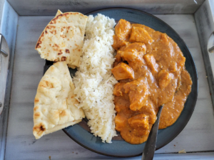 Coconut Chicken with Rice or Naan