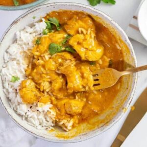 Mango Chicken with Rice or Naan